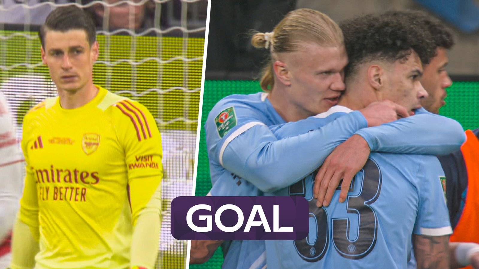 O'Reilly gives Man City the opener after Kepa HOWLER!